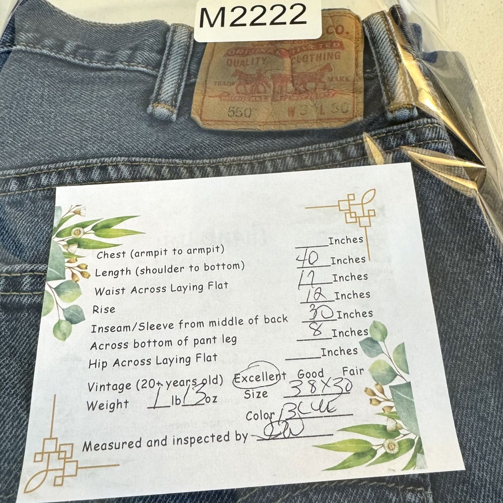 Levi's VINTAGE? No. Size US 38 / EU 54 - 7 Thumbnail