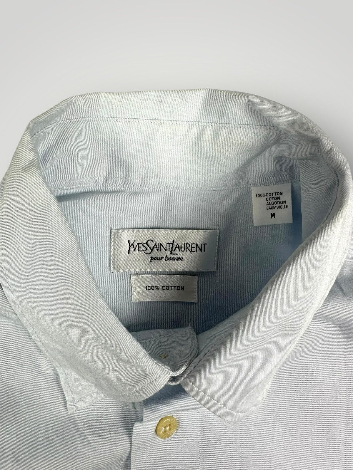Yves Saint Laurent Yves Saint Laurent Shirt logo YSL men’s M Size US M / EU 48-50 / 2 - 3 Thumbnail