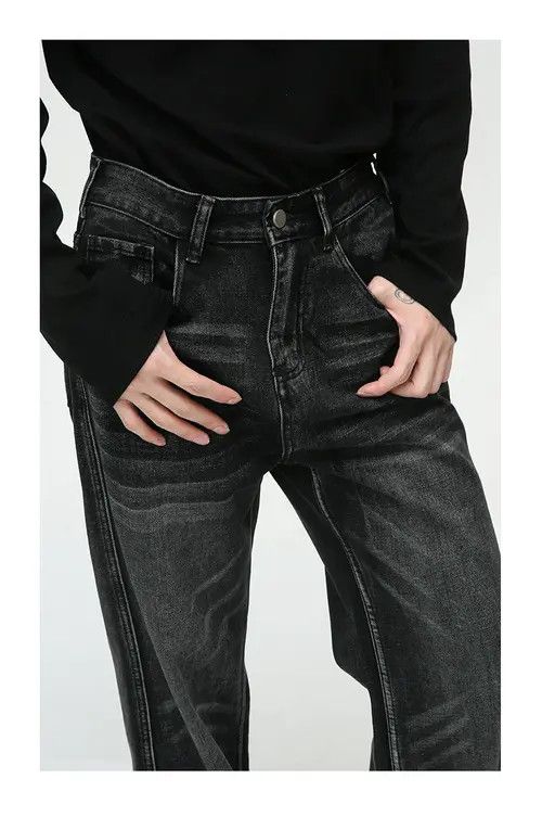 Other Vintage Washed Black Casual Jeans Size US 32 / EU 48 - 4 Thumbnail