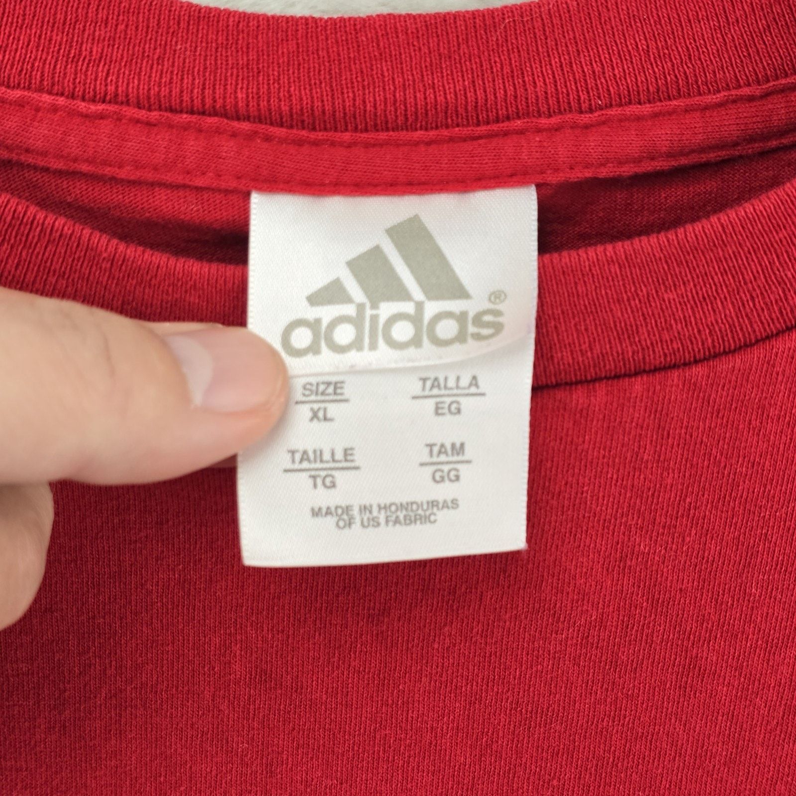 Adidas Vintage Adidas Shirt Mens XL Embroidered Logo 3 Stripes Y2K Size US XL / EU 56 / 4 - 4 Thumbnail