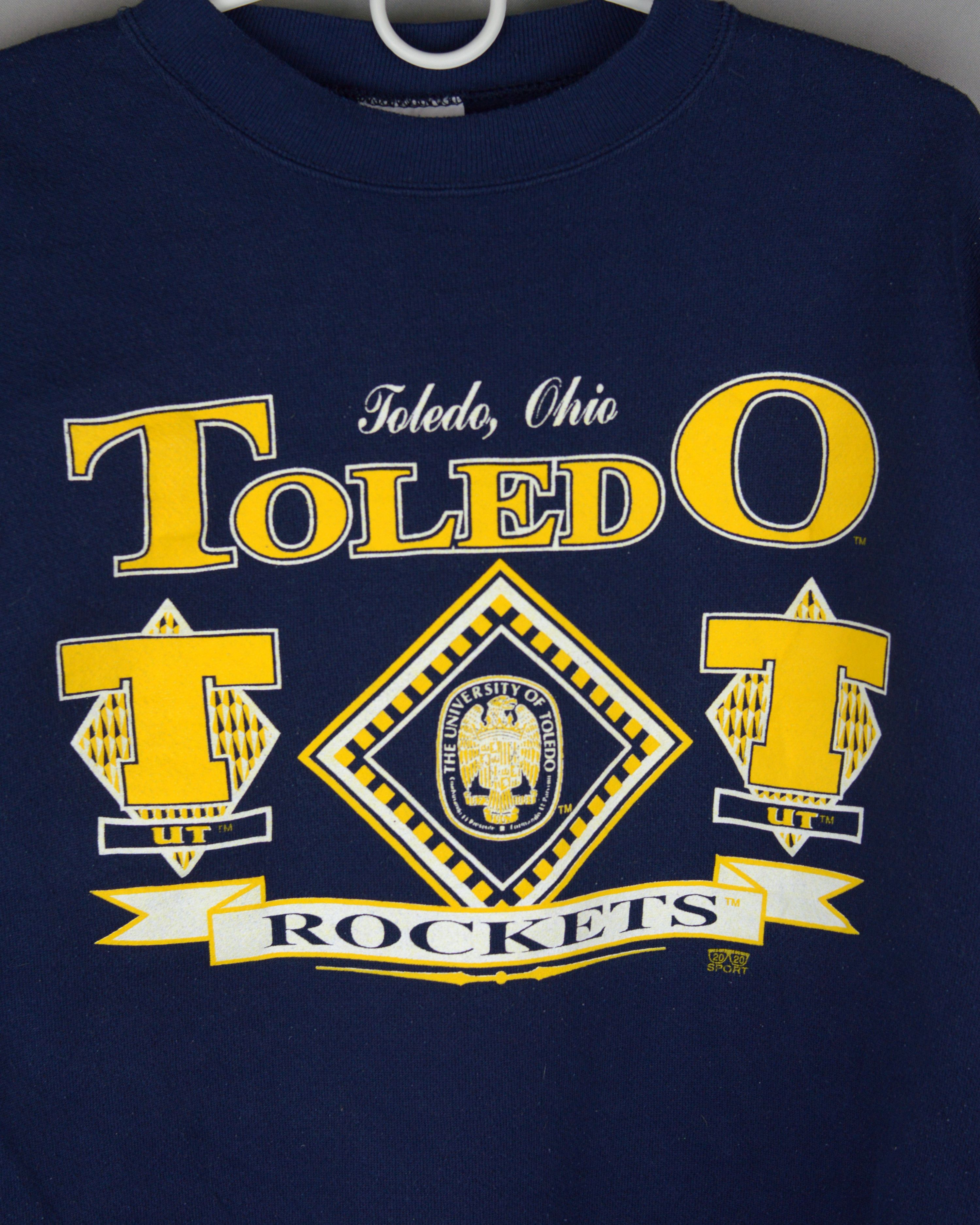 Vintage Vintage Toledo Ohio Toledo Rockets 90s sweatshirt Size US XL / EU 56 / 4 - 2 Thumbnail
