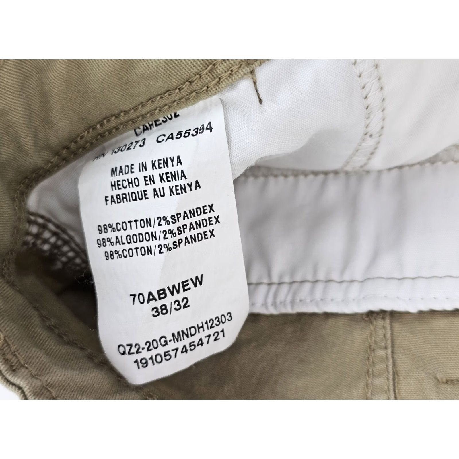 Wrangler Wrangler Relaxed Fit Cargo Stretch Workwear Cotton Pants – Men 38x32 Beige, 38x29 Fit, Cargo Pocket, Straight Leg, Cotton Spandex, Work Pants Size US 38 / EU 54 - 7 Thumbnail