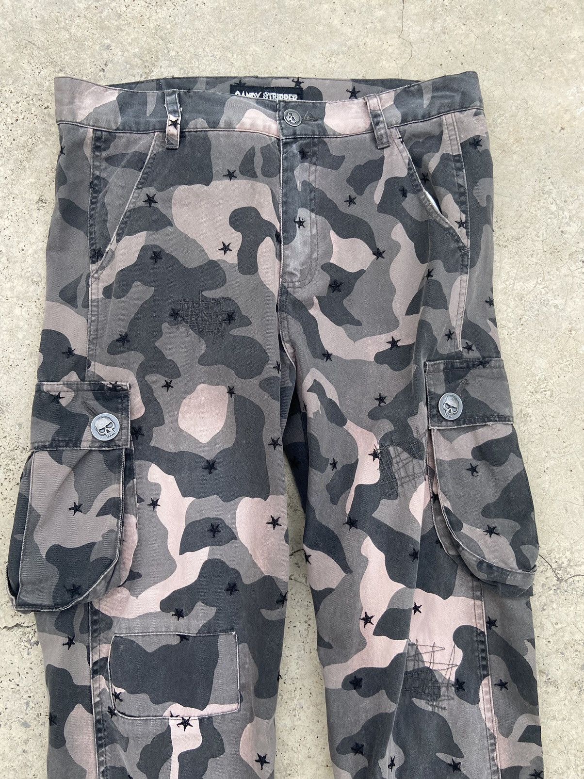 Beauty Beast × If Six Was Nine Candy Stripper cargo pants camoflauge patchwork Size US 32 / EU 48 - 2 Thumbnail