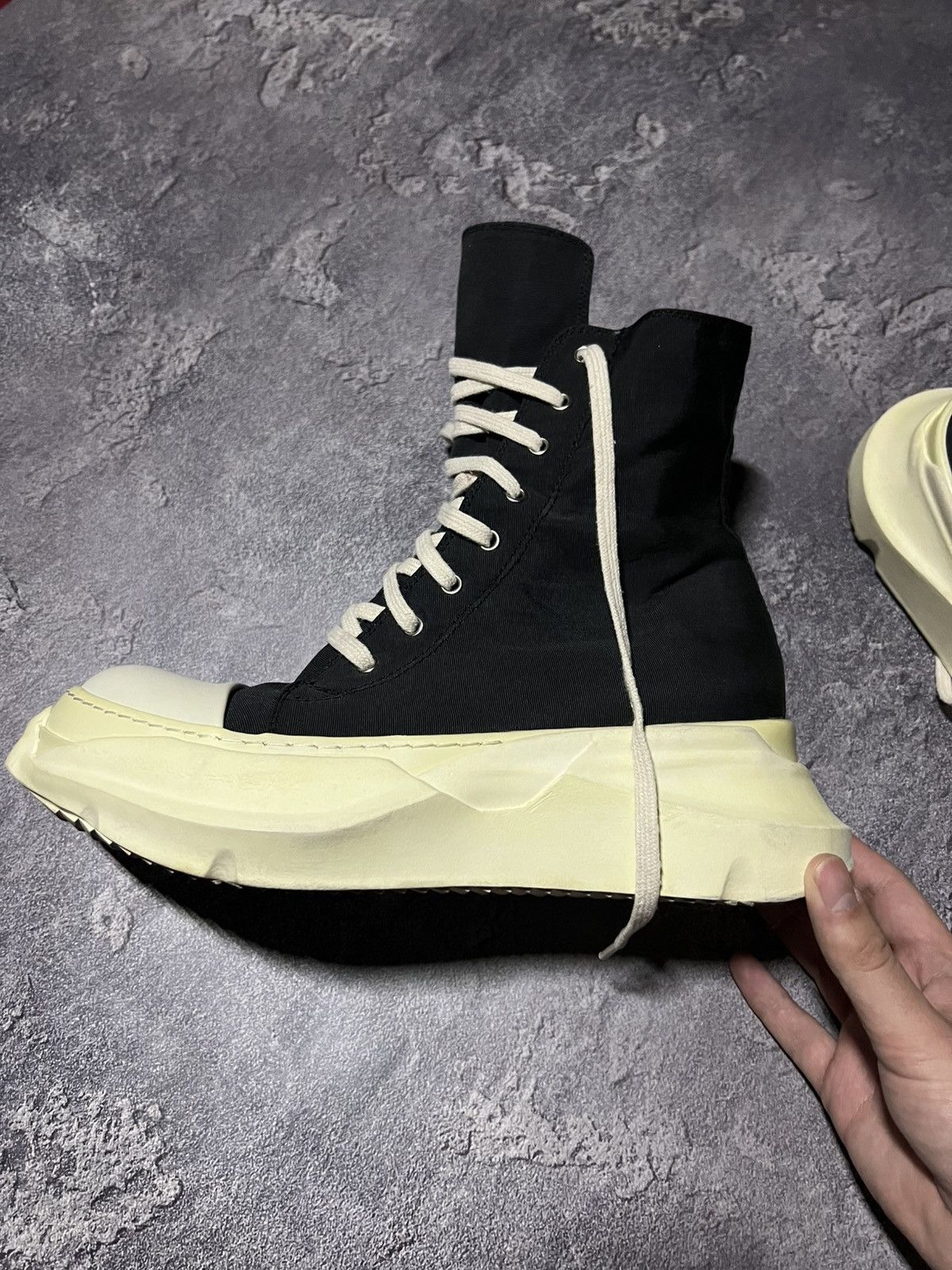 Rick Owens Abstract Ramones Hign