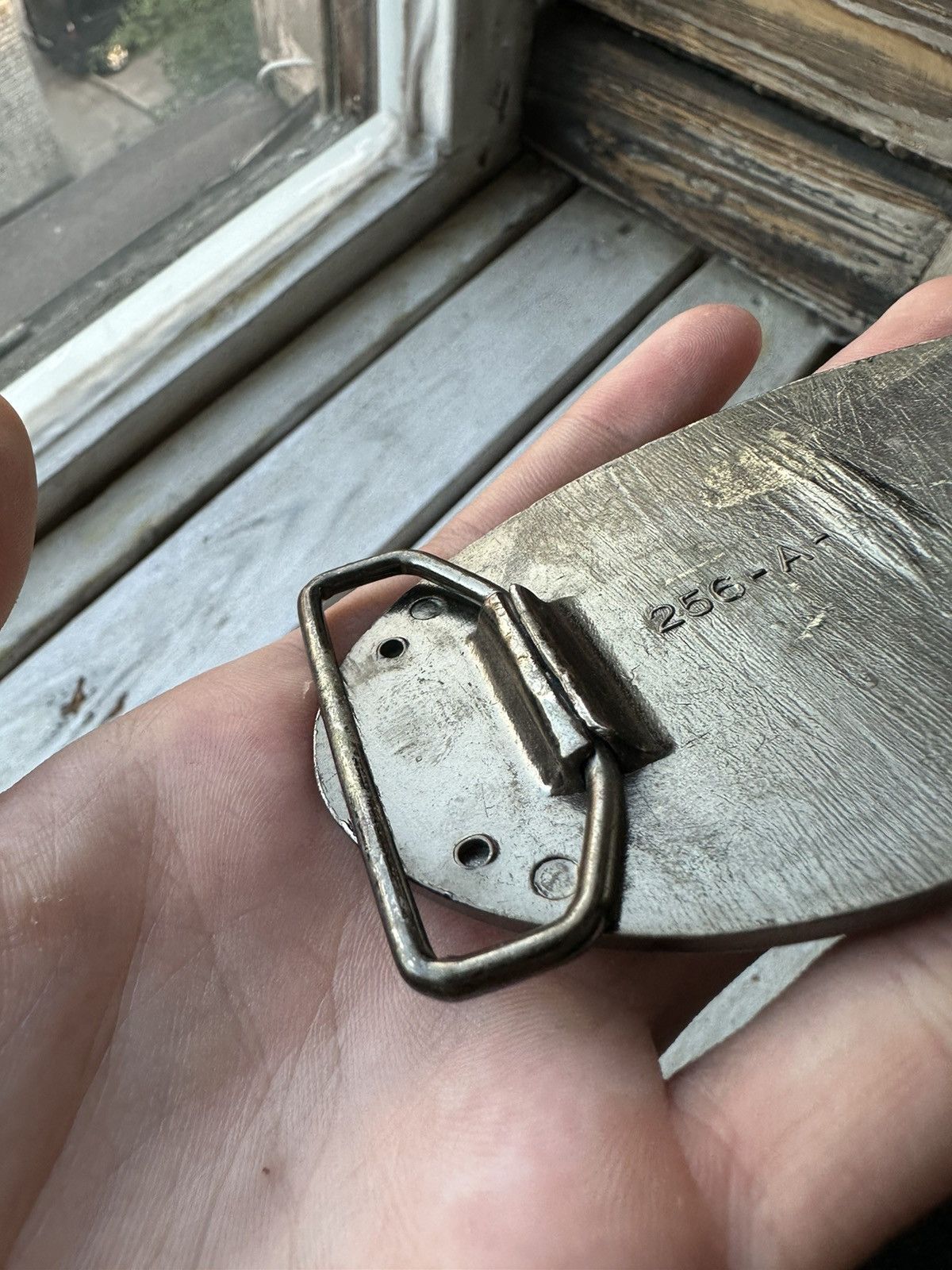 Designer × Vintage MARIHUANA Vintage Ganga Buckle Y2K D&G BB Simon Plaque Belt Size ONE SIZE - 5 Thumbnail