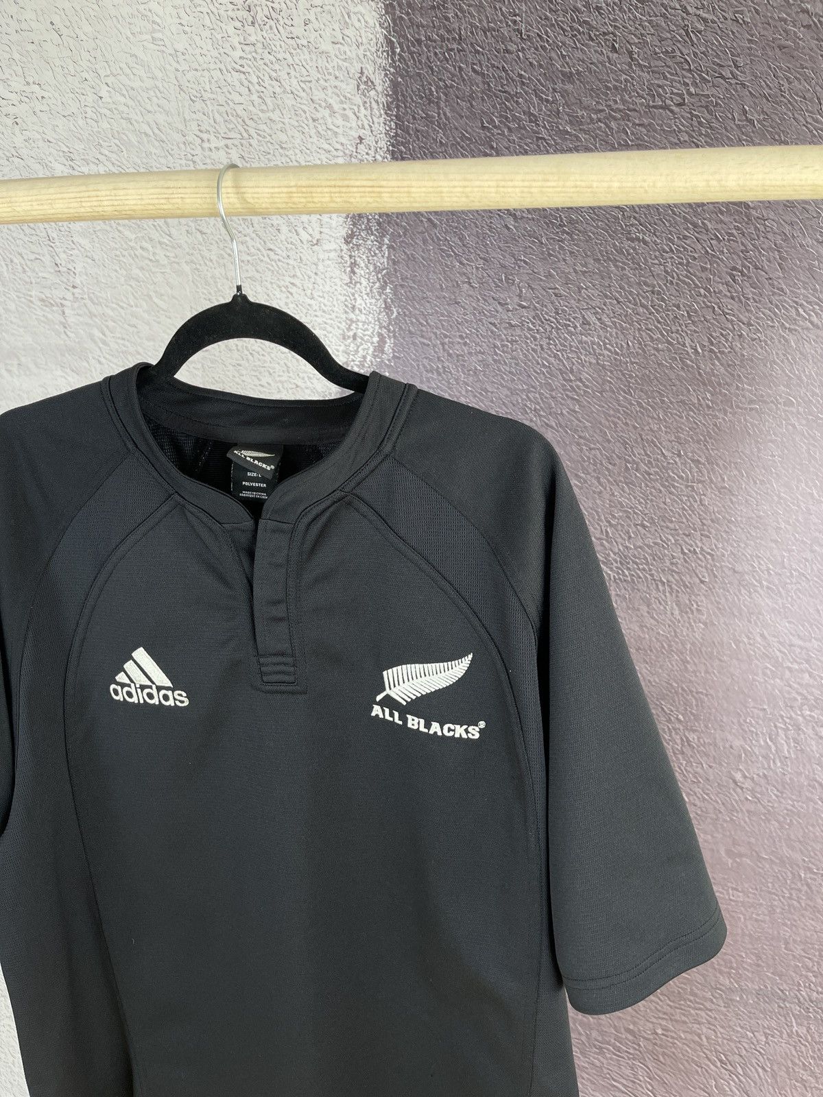 Adidas Adidas All Blacks Rugby vintage jersey shirt Size US L / EU 52-54 / 3 - 6 Thumbnail