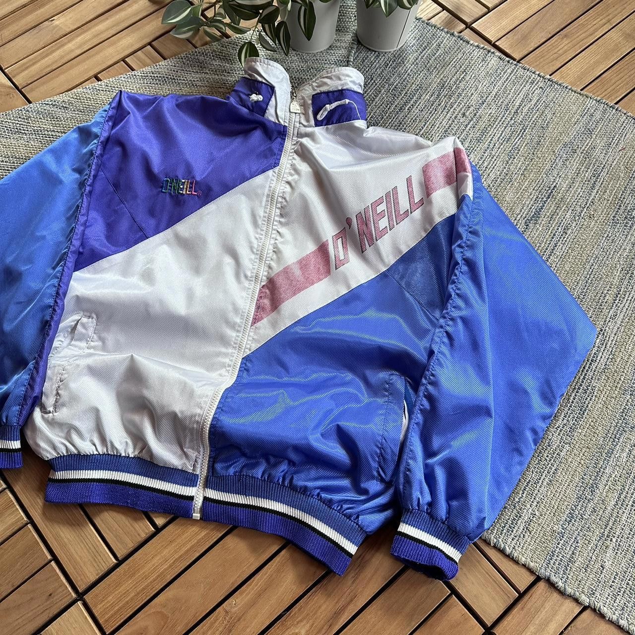 O'Neill Vintage 90s Oneill Surfcore Big Logo Zip Up Track Jacket Size US M / EU 48-50 / 2 - 3 Thumbnail