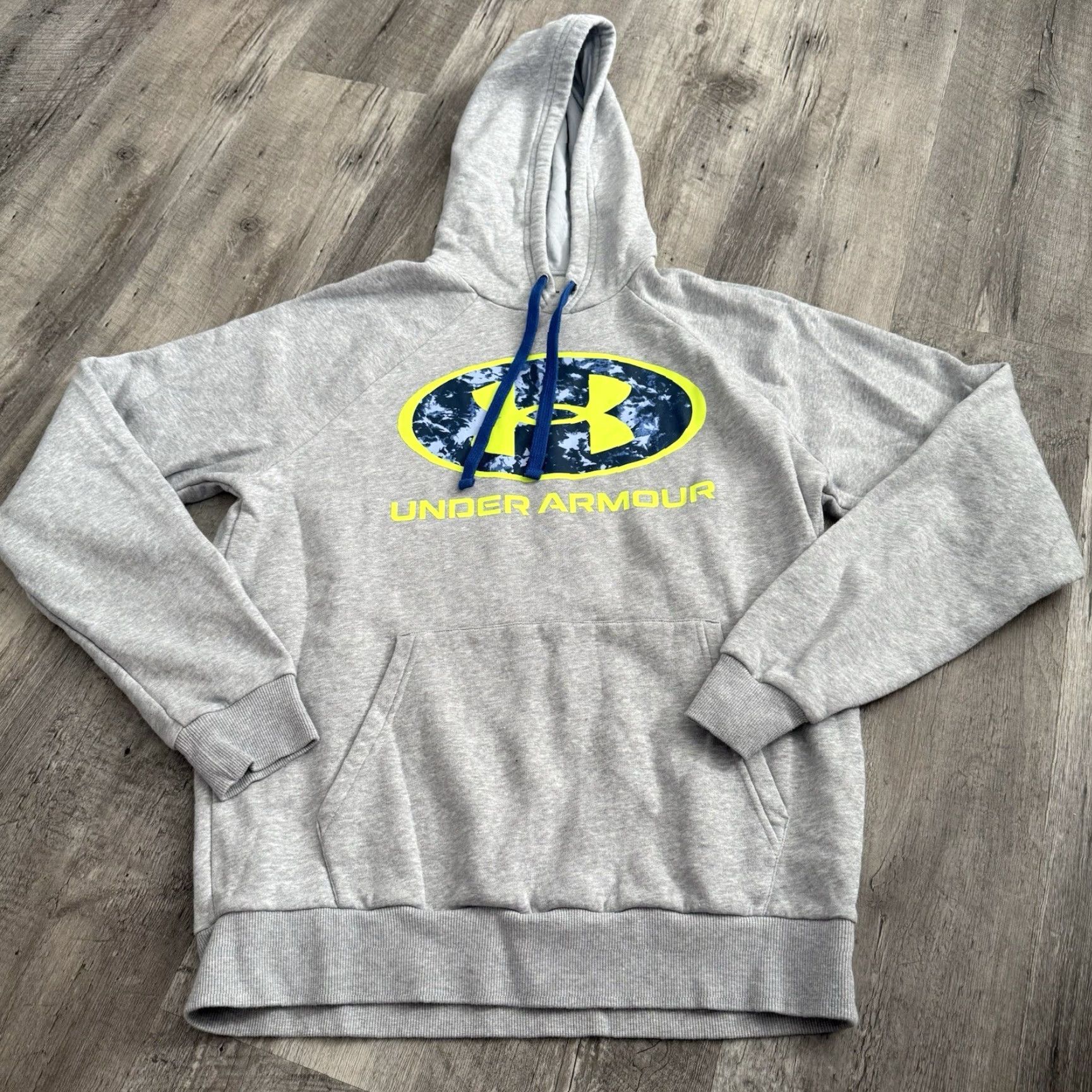 Under Armour Under Armour Hoodie Mens M Gray Pullover Fleece Loose Fit Training Sweatshirt Size US M / EU 48-50 / 2 - 3 Thumbnail