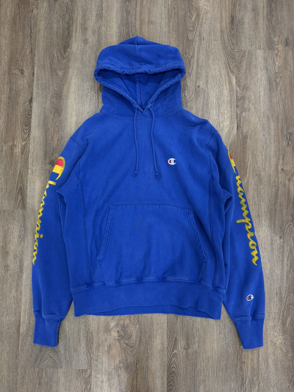 Champion × Vintage Vintage Champion Reverse Weave Hoodie Rare Colour-way Size US M / EU 48-50 / 2 - 1 Thumbnail