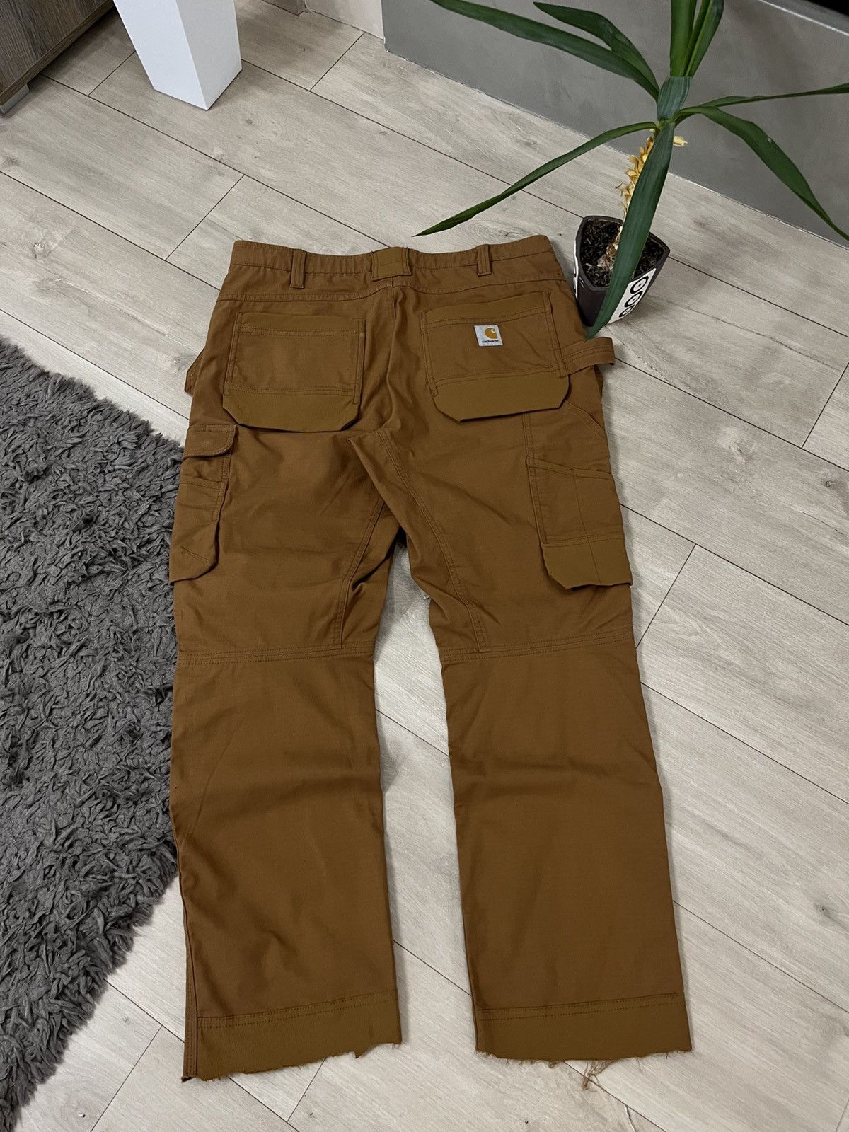 Carhartt 🔥90’s Carhartt Double Knee Cargo Y2k Carpenters Work Pants Size US 34 / EU 50 - 9 Thumbnail