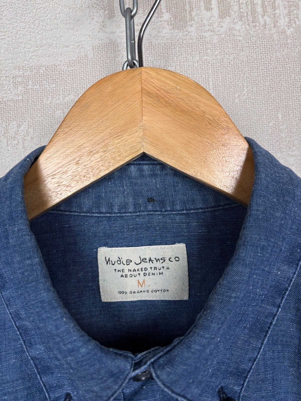 Nudie Jeans Nudie Jeans Stanley Deep Blue Long Sleeve Shirt Button Down Size US M / EU 48-50 / 2 - 6 Thumbnail