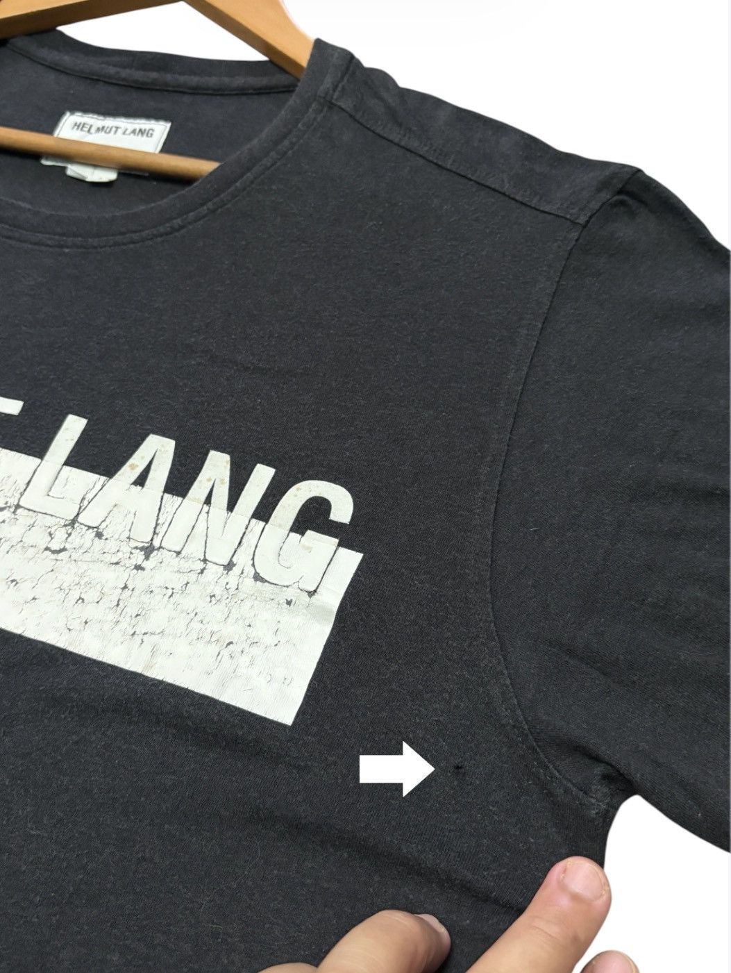 Helmut Lang 💸BINDING OFFER💸VINTAGE HELMUT LANG TSHIRT TEE🔥 Size US L / EU 52-54 / 3 - 8 Thumbnail