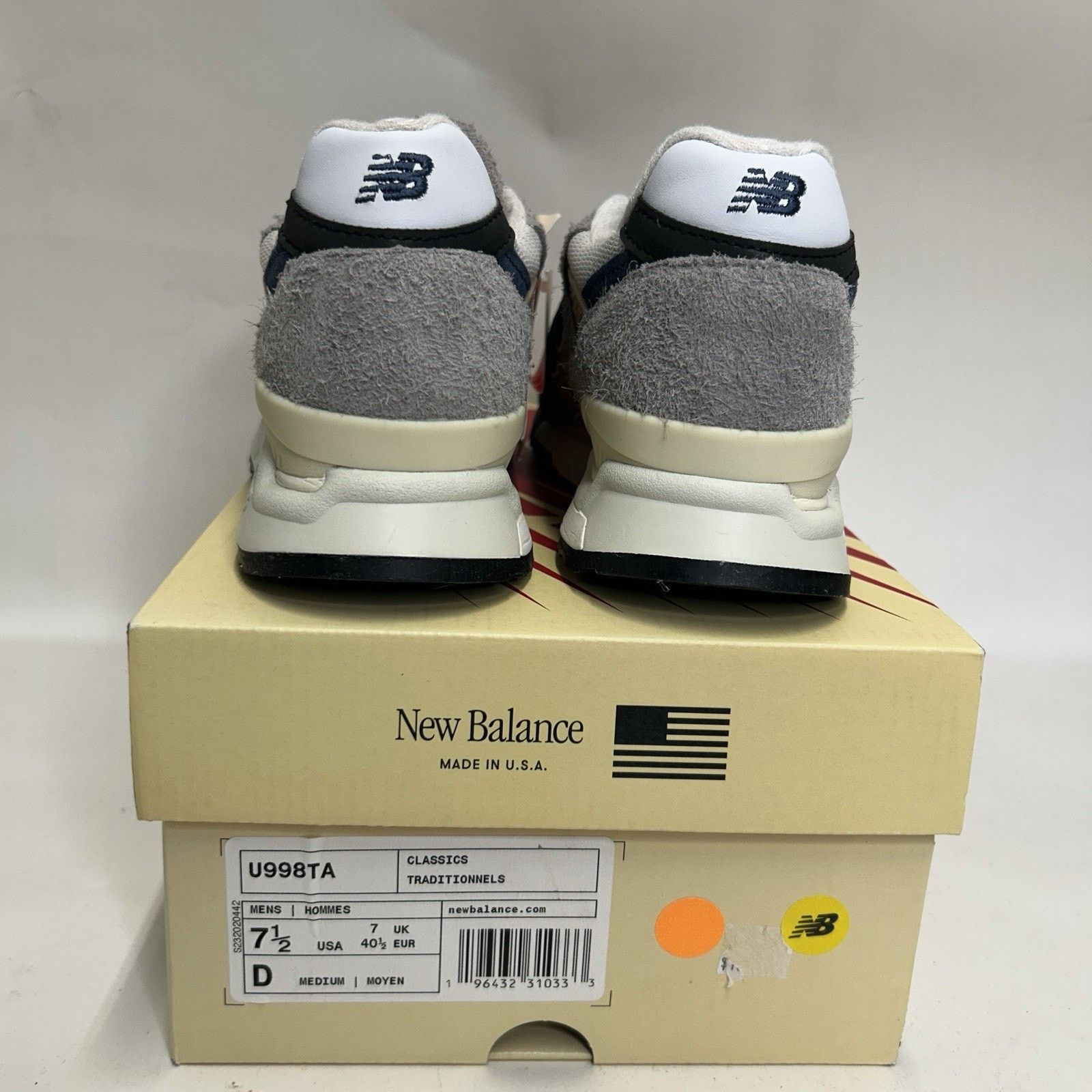 New Balance New Balance 998 Made In USA “Grey Day” U998TA Size US 7.5 / EU 40-41 - 4 Thumbnail