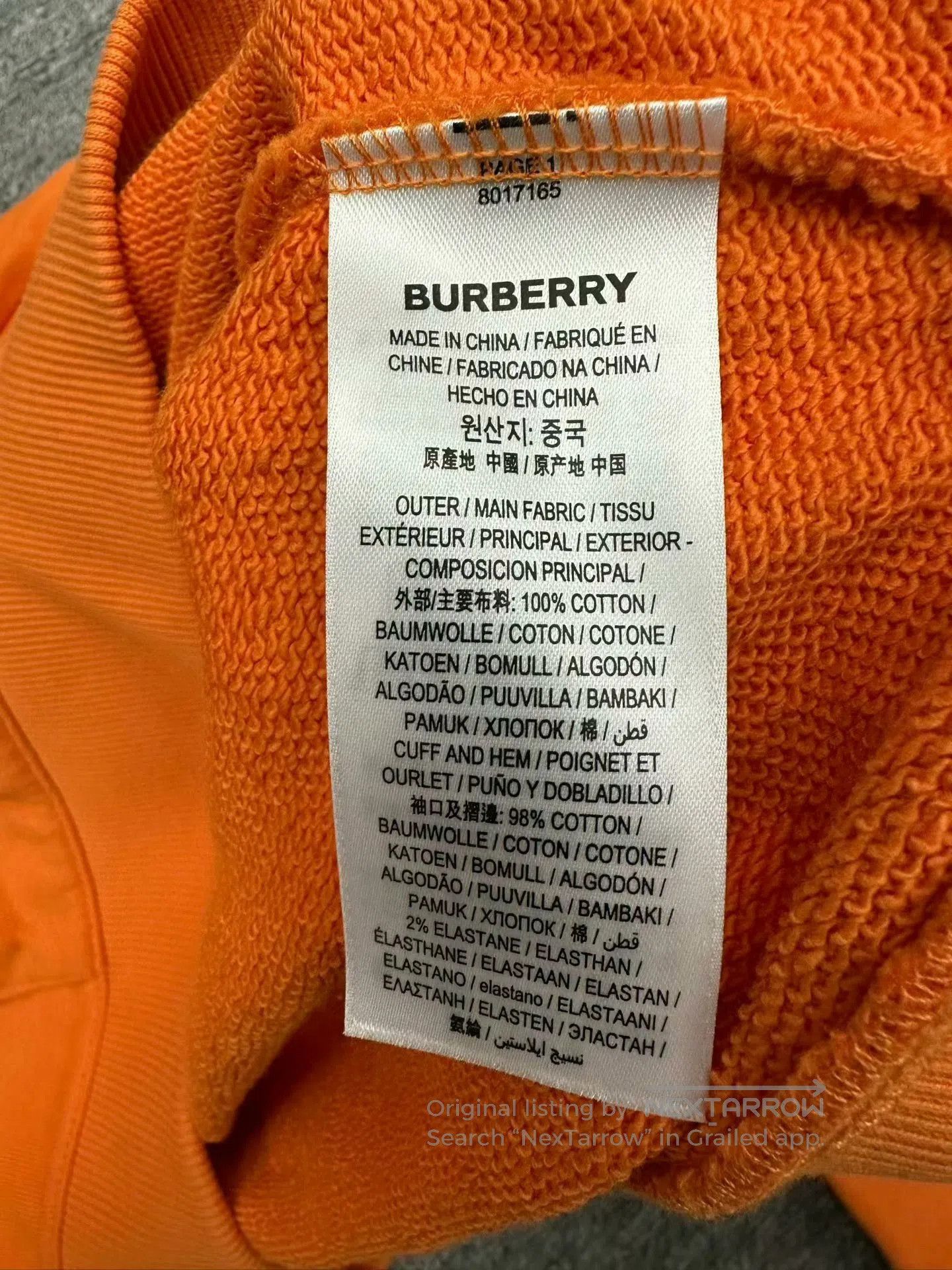 Burberry burberry bright orange graphic hoodie xs. Size US XS / EU 42 / 0 - 4 Thumbnail