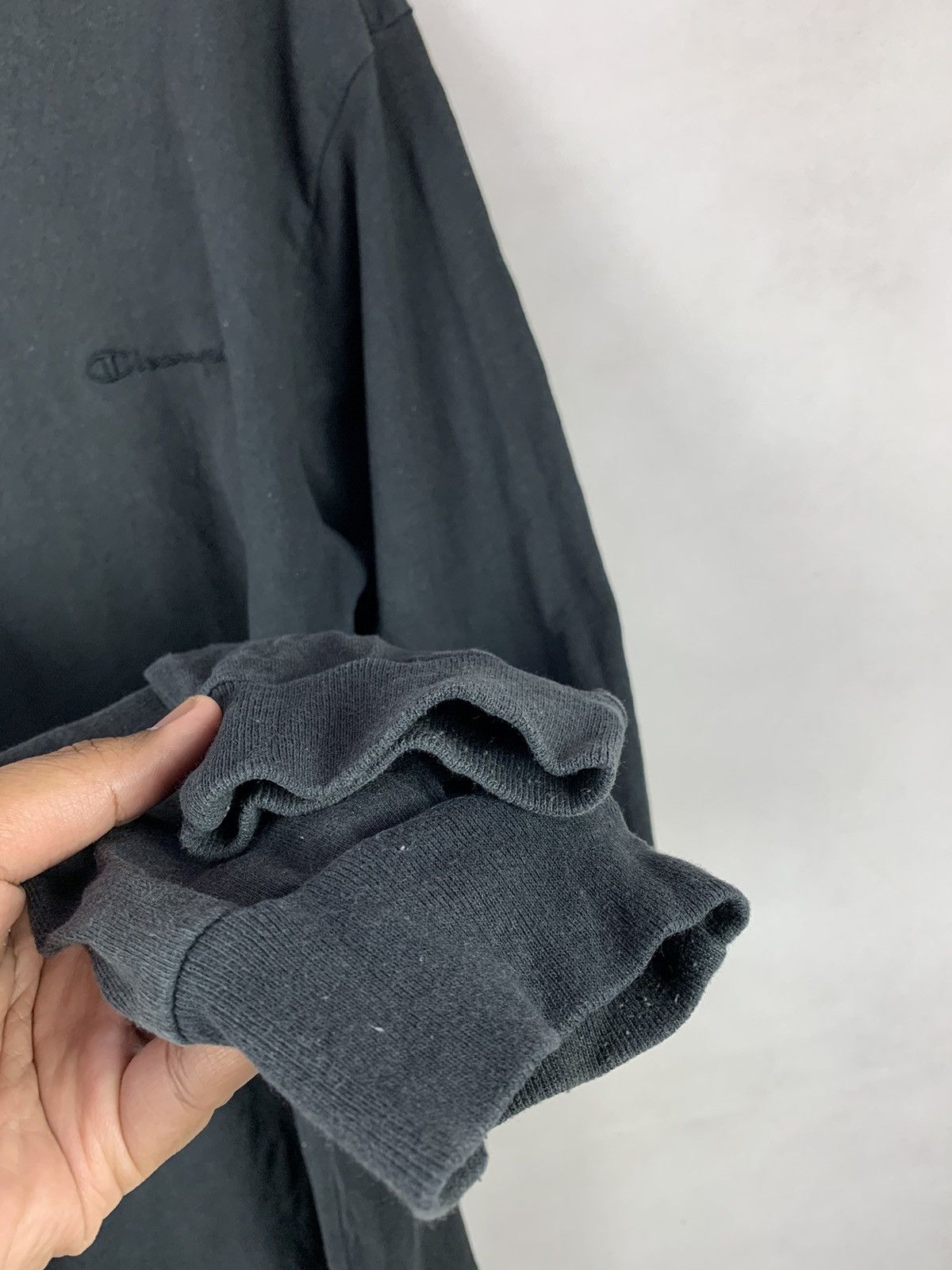 Champion Steals! Champion Longsleeves Mini Script Tee Size US L / EU 52-54 / 3 - 4 Thumbnail