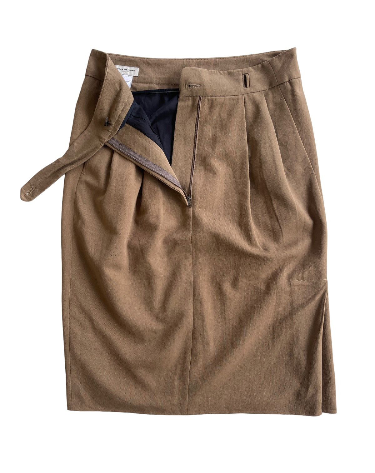 Dries Van Noten Dries Van Noten Cotton Mini Skirt Size 28" / US 6 / IT 42 - 2 Thumbnail