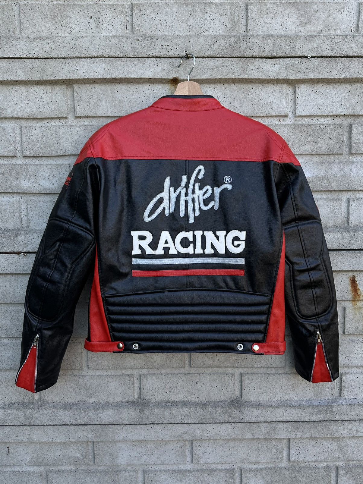 DRIFTER Black, red, leather motorcycle, racing jacket Drifter, size S Size US S / EU 44-46 / 1 - 7 Thumbnail