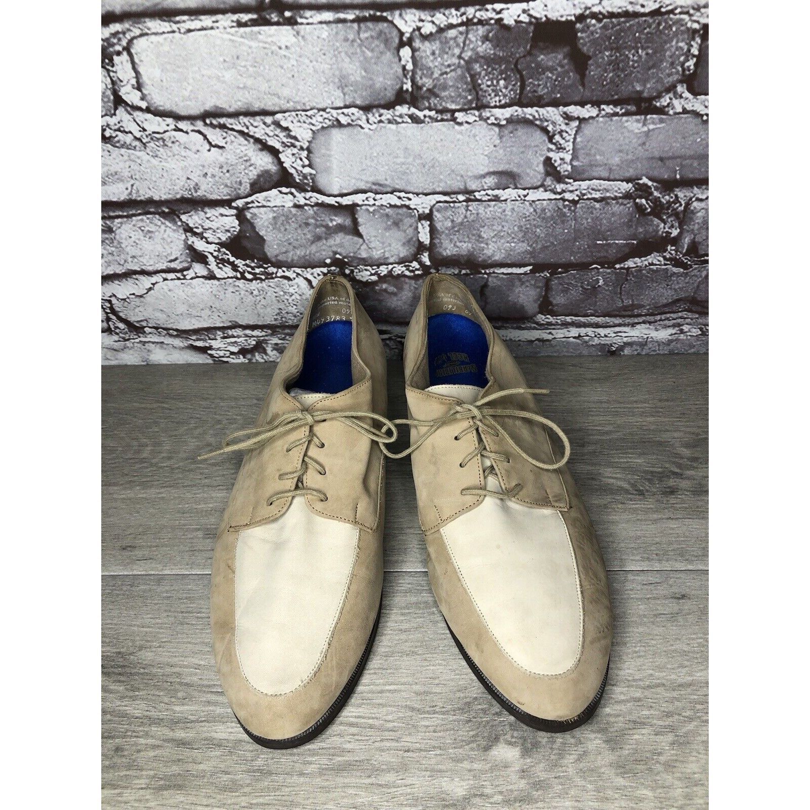 Other MUNRO AMERICAN Beige Nubuck Ivory Suede Oxfords Lace Shoes W Size US 10 / IT 40 - 17 Thumbnail