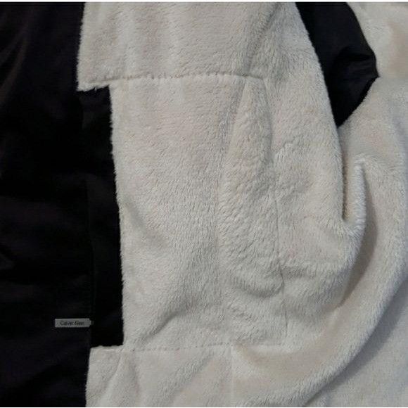 Calvin Klein Calvin Klein Puffer Jacket Coat Sz S Chocolate Faux Fur Lini Size S / US 4 / IT 40 - 6 Thumbnail
