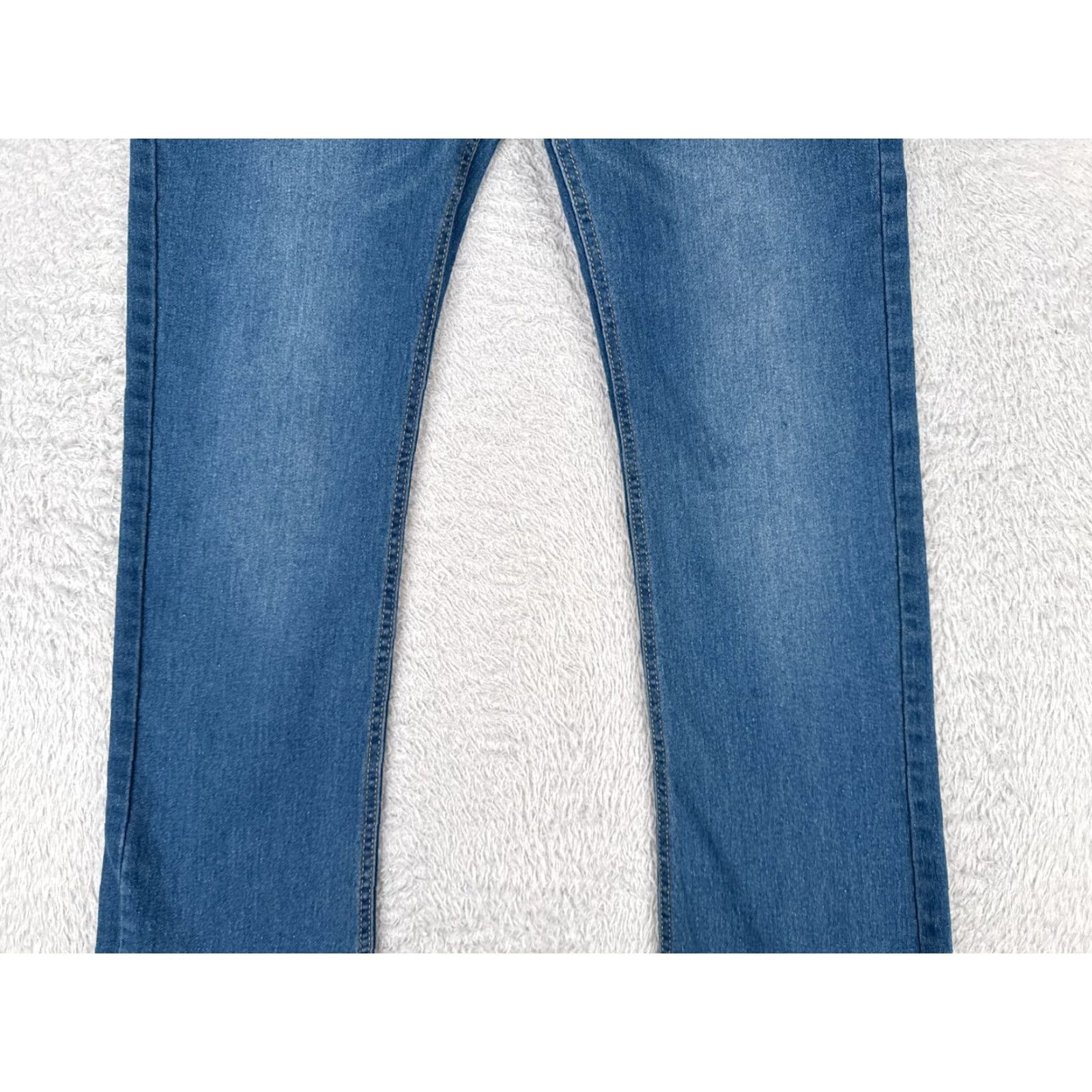 Denime VINTAGE Jeans Women 30 Blue Denim Bootcut Embroidered Floral Mid Rise Cotton 30x30 Size 30" / US 8 / IT 44 - 3 Thumbnail