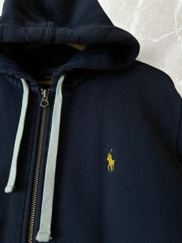 Polo Ralph Lauren × Vintage RALPH LAUREN HEAVY cotton VINTAGE ZIP up Hoodie hooded y2k Size US L / EU 52-54 / 3 - 4 Thumbnail