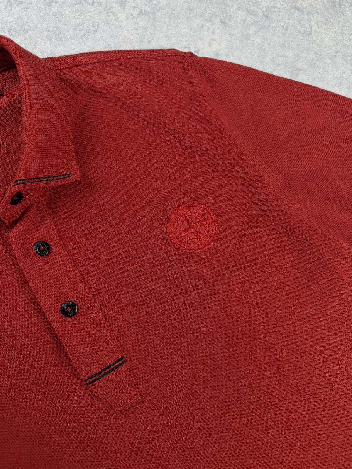 Stone Island Stone Island Coral Polo Shirt Slim Fit Size L 100% Cotton Size US L / EU 52-54 / 3 - 5 Thumbnail