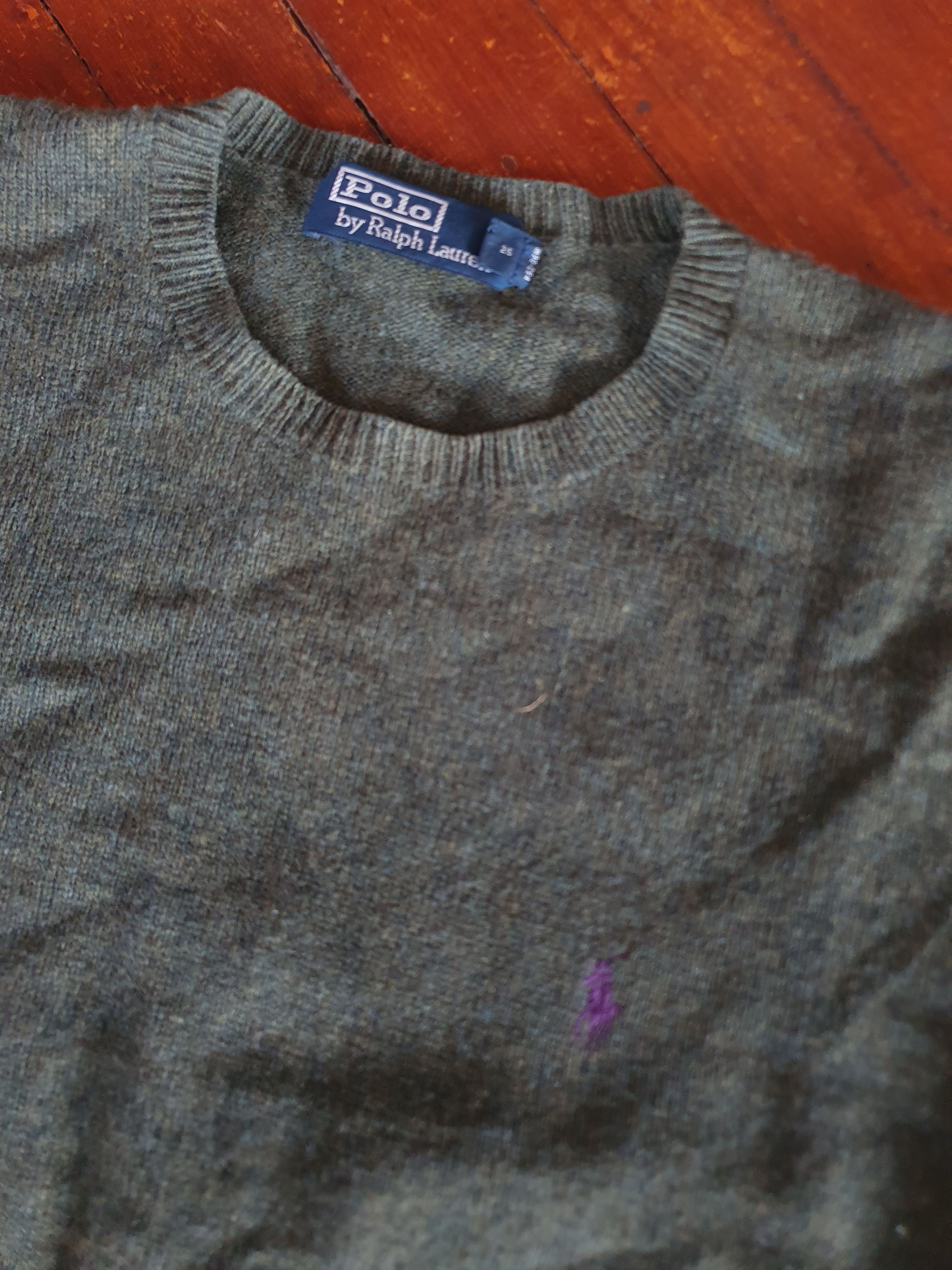 Polo Ralph Lauren Polo Ralph Lauren Lambswool Sweater Crew Neck sz L Size US L / EU 52-54 / 3 - 7 Thumbnail