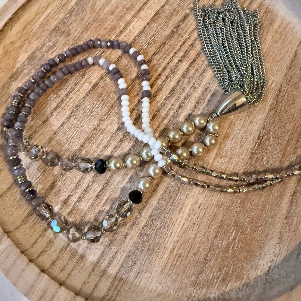 Loft Elegant Multi-Strand Beaded Necklace Size ONE SIZE - 3 Thumbnail
