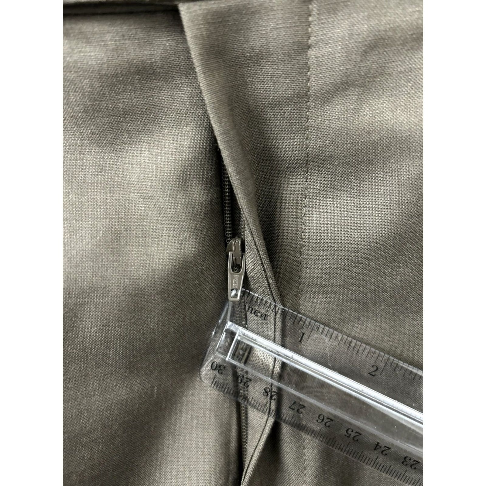 Ralph Lauren Ralph Lauren Total Comfort Pants Mens 36x27 Brown Dress Pants Pleated Cuffed Wool Classic Front Slashed Pockets Zipper Button Wool 100% Size US 36 / EU 52 - 6 Thumbnail