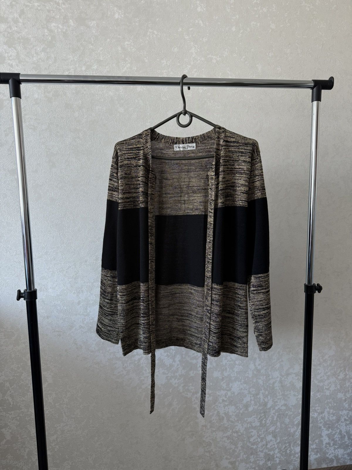 Christian Dior Monsieur Vintage Christian Dior Paris Cardigan Knit Open Front Luxury Size M / US 6-8 / IT 42-44 - 2 Thumbnail