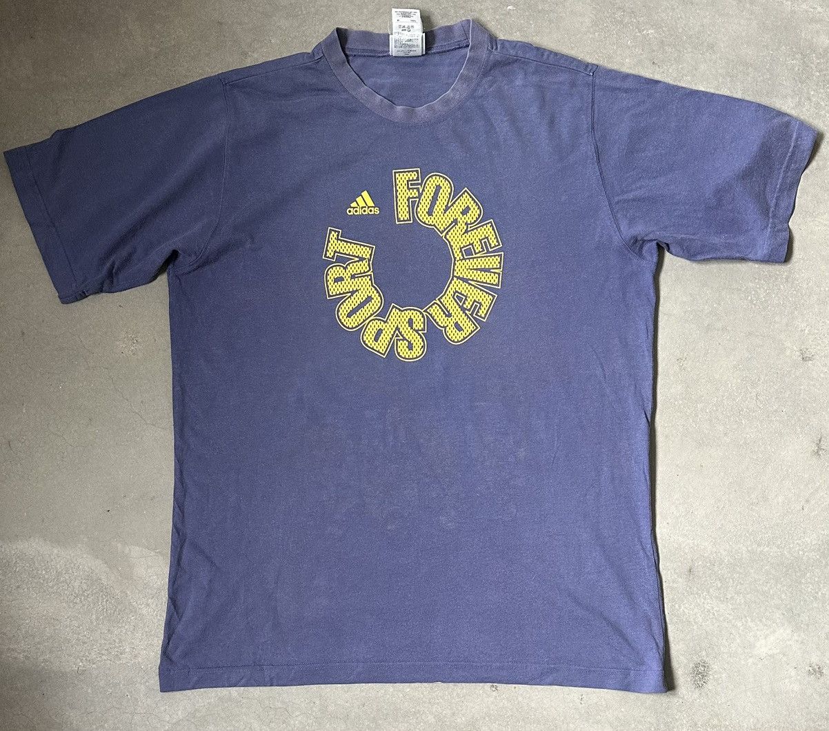 Adidas VINTAGE Y2K ADIDAS FOREVER SPORT WELL FADED TEE Size US M / EU 48-50 / 2 - 1 Thumbnail