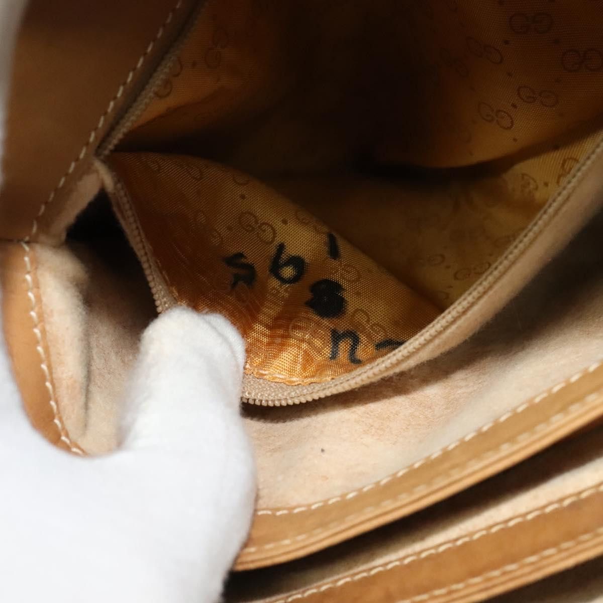 Gucci GUCCI Micro GG Supreme Shoulder Bag Pvc Leather Beige 001 Size ONE SIZE - 23 Thumbnail