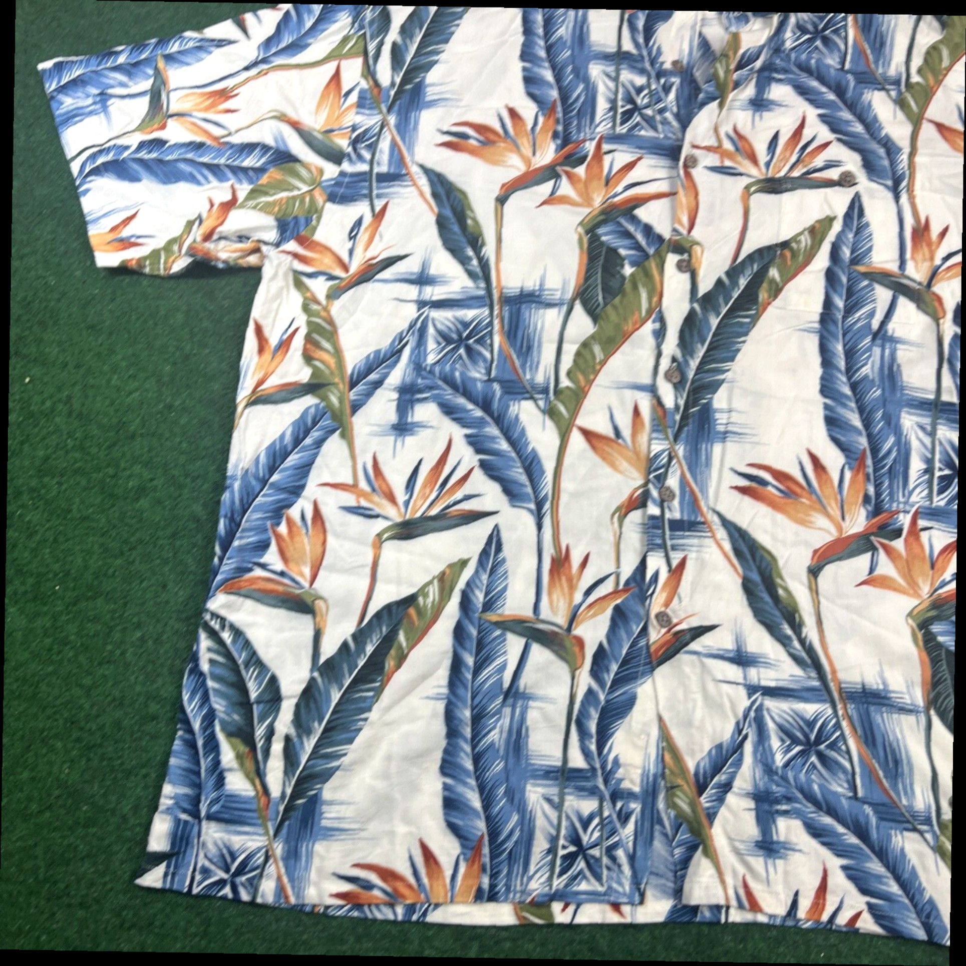 Vintage Mens Campia Moda 2XL Tropical Hawaiian Short Sleeves Button Up Casual Shirt Size US XXL / EU 58 / 5 - 2 Thumbnail