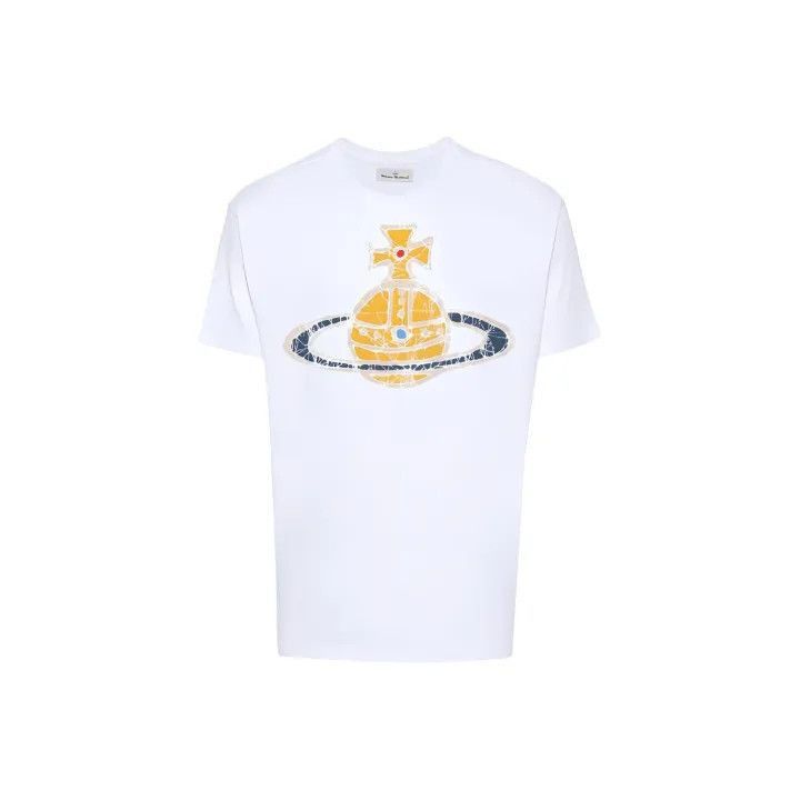 Vivienne Westwood Vivienne Westwood Logo Print Short Sleeve T-Shirt Size US L / EU 52-54 / 3 - 1 Thumbnail