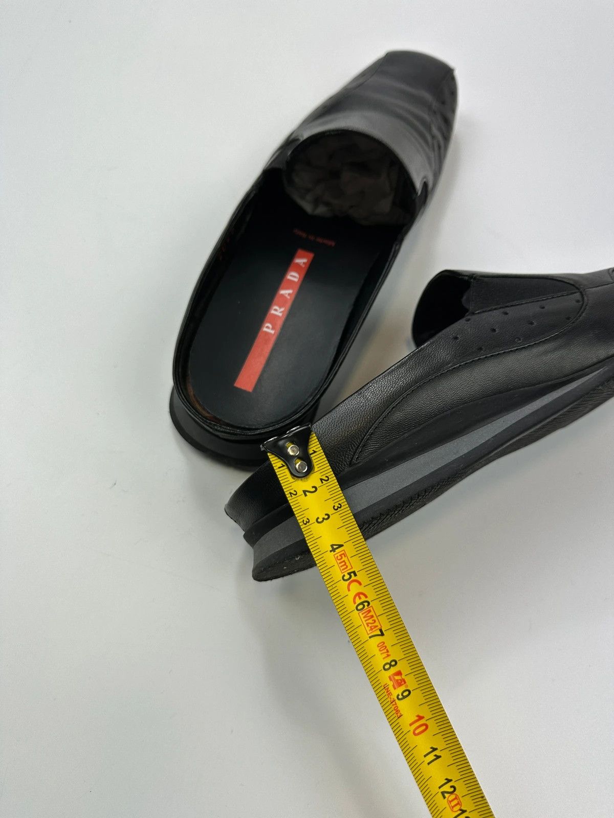 Prada Prada Sport SS99 Black Leather Mules Shoes Size US 6 / IT 36 - 12 Thumbnail