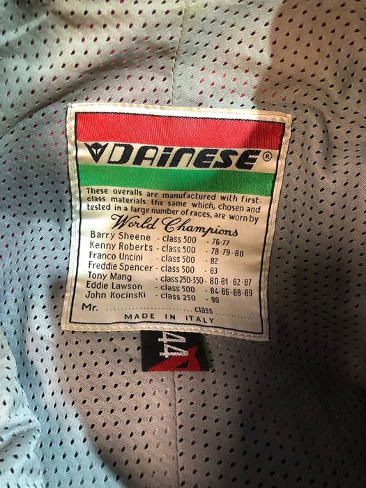 Dainese Dainese Vintage 90s Racing Moto Leather Suit | Grailed