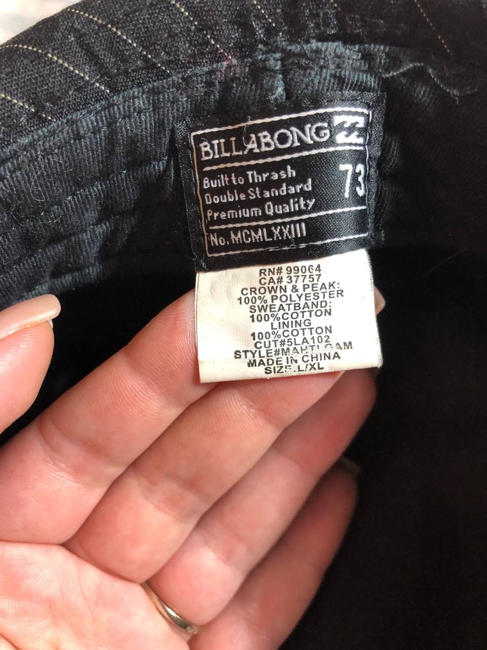Billabong × Vintage Vintage Billabong casual Hat Size ONE SIZE - 2 Thumbnail