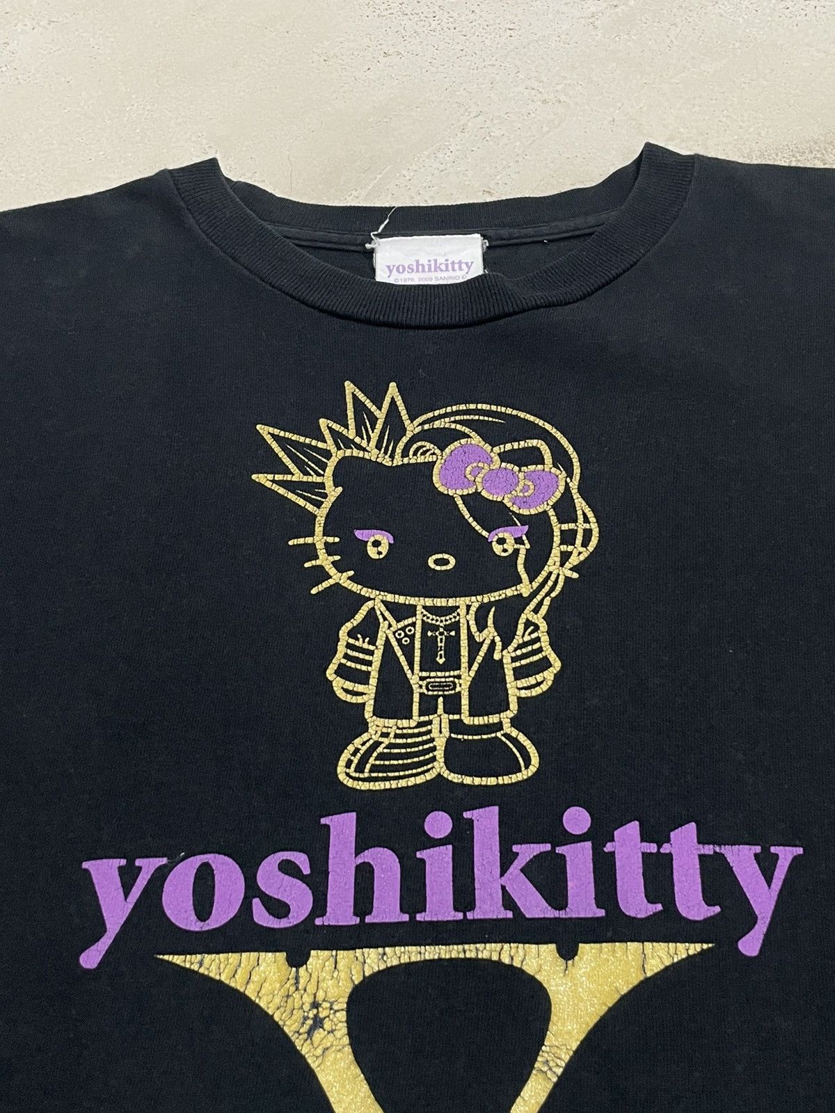 Anime × Band Tees × Japanese Brand Yoshikitty x Japan Sanrio Band Hello Kitty Size US XXS / EU 40 - 6 Thumbnail