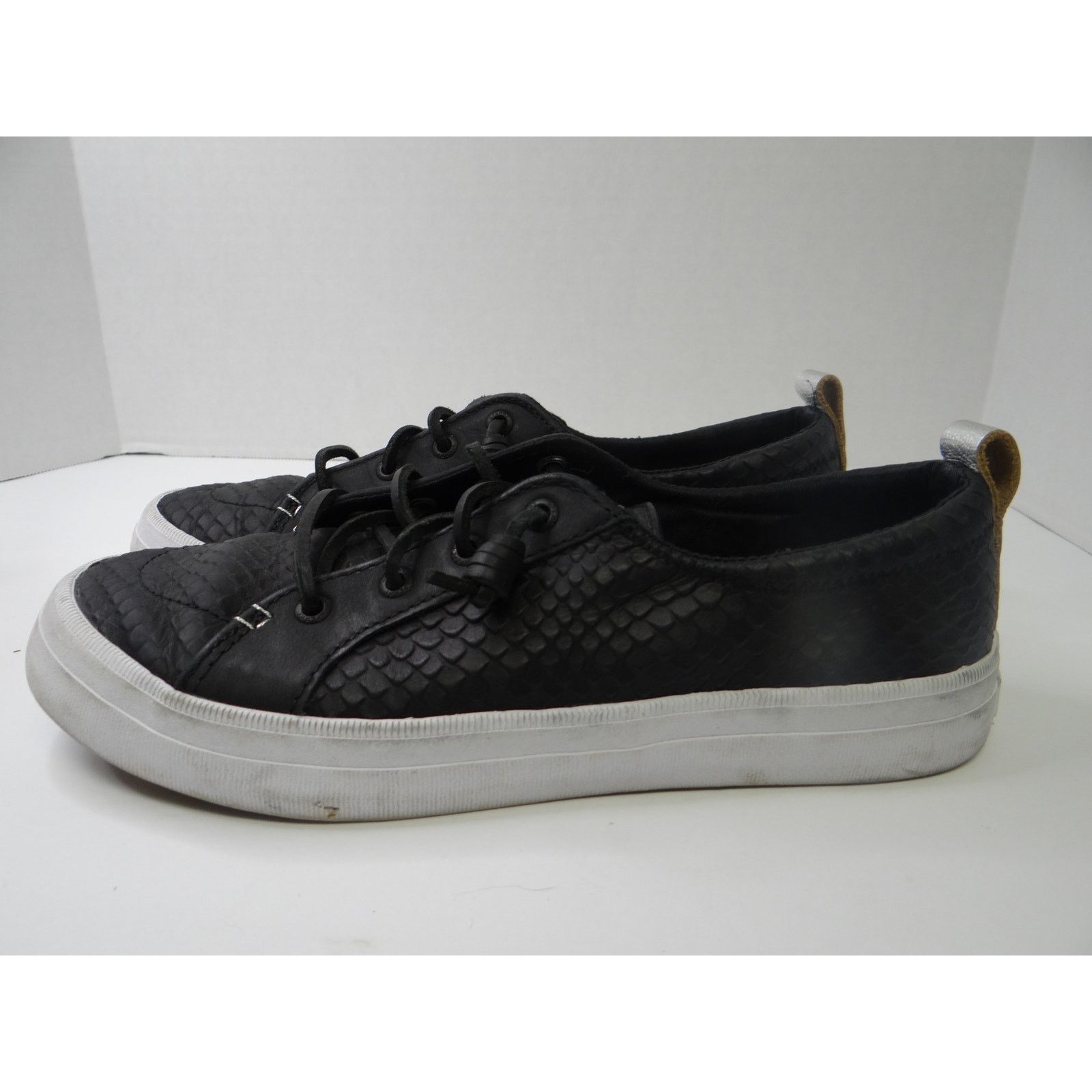 Sperry Sperry Crest Vibe Sneakers Women's, Black Leather, Size 8, Size US 8 / IT 38 - 1 Thumbnail