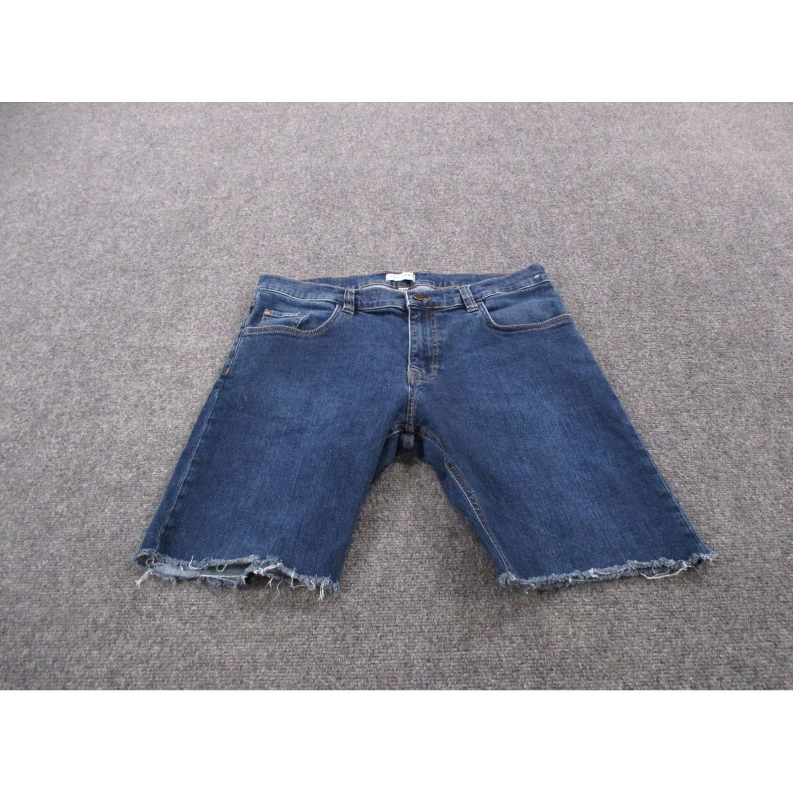 Tecovas Tecovas Shorts Mens 36 Blue Denim Slim Jean Jorts Cutoff Bermuda Casual Size US 36 / EU 52 - 2 Thumbnail