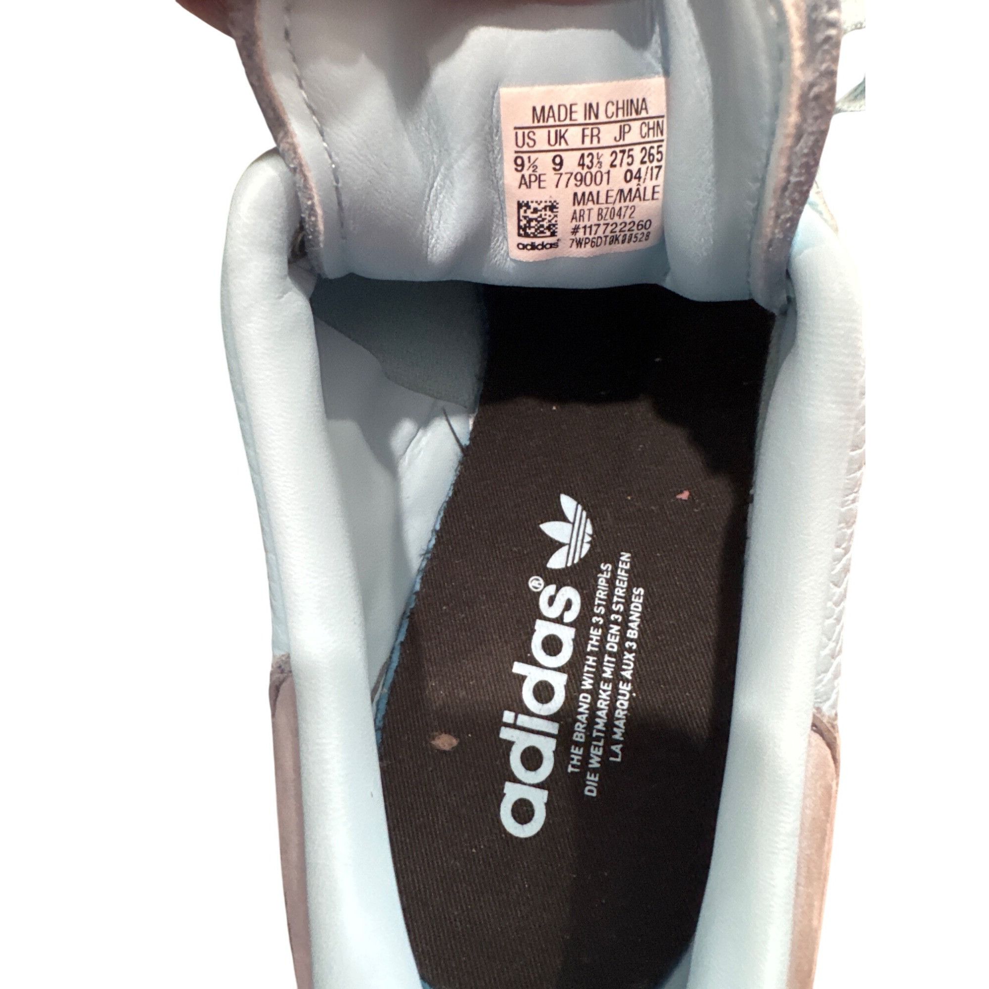Adidas Adidas Stan Smith mens Icy Blue Low Top Sneakers shoes Size Size US 9.5 / EU 42-43 - 11 Thumbnail