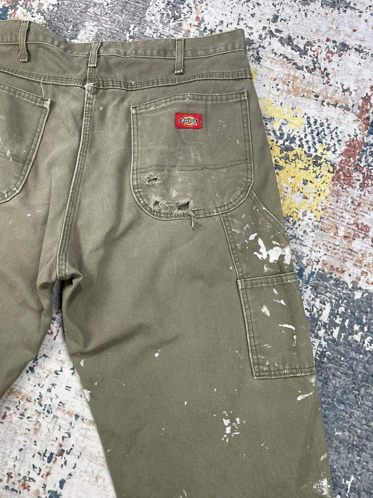 Dickies Vintage Dickies Painted Carpenter Worker Pants Size US 36 / EU 52 - 6 Thumbnail