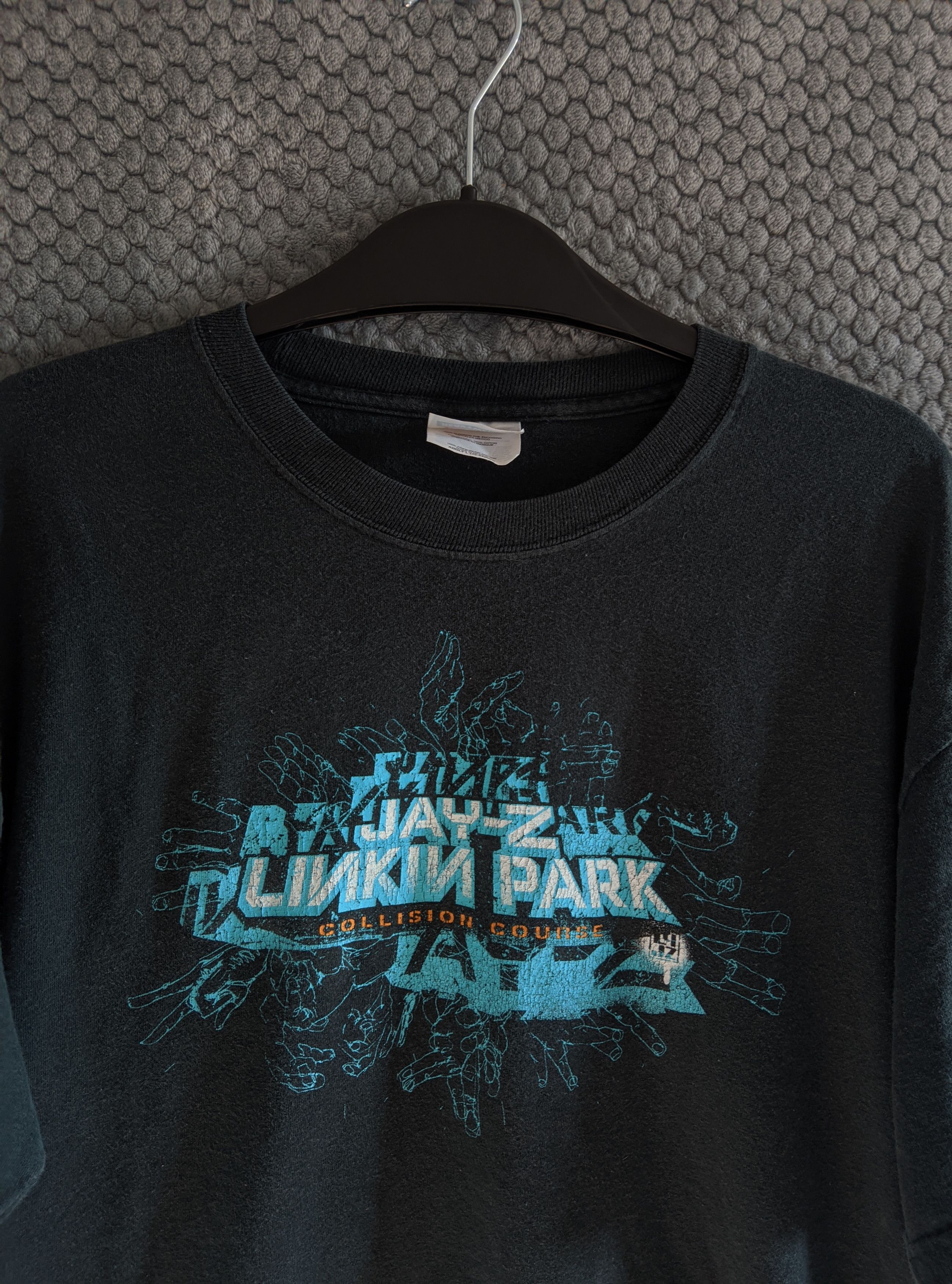 Vintage 2004 linkin park jay z Collision course t shirt