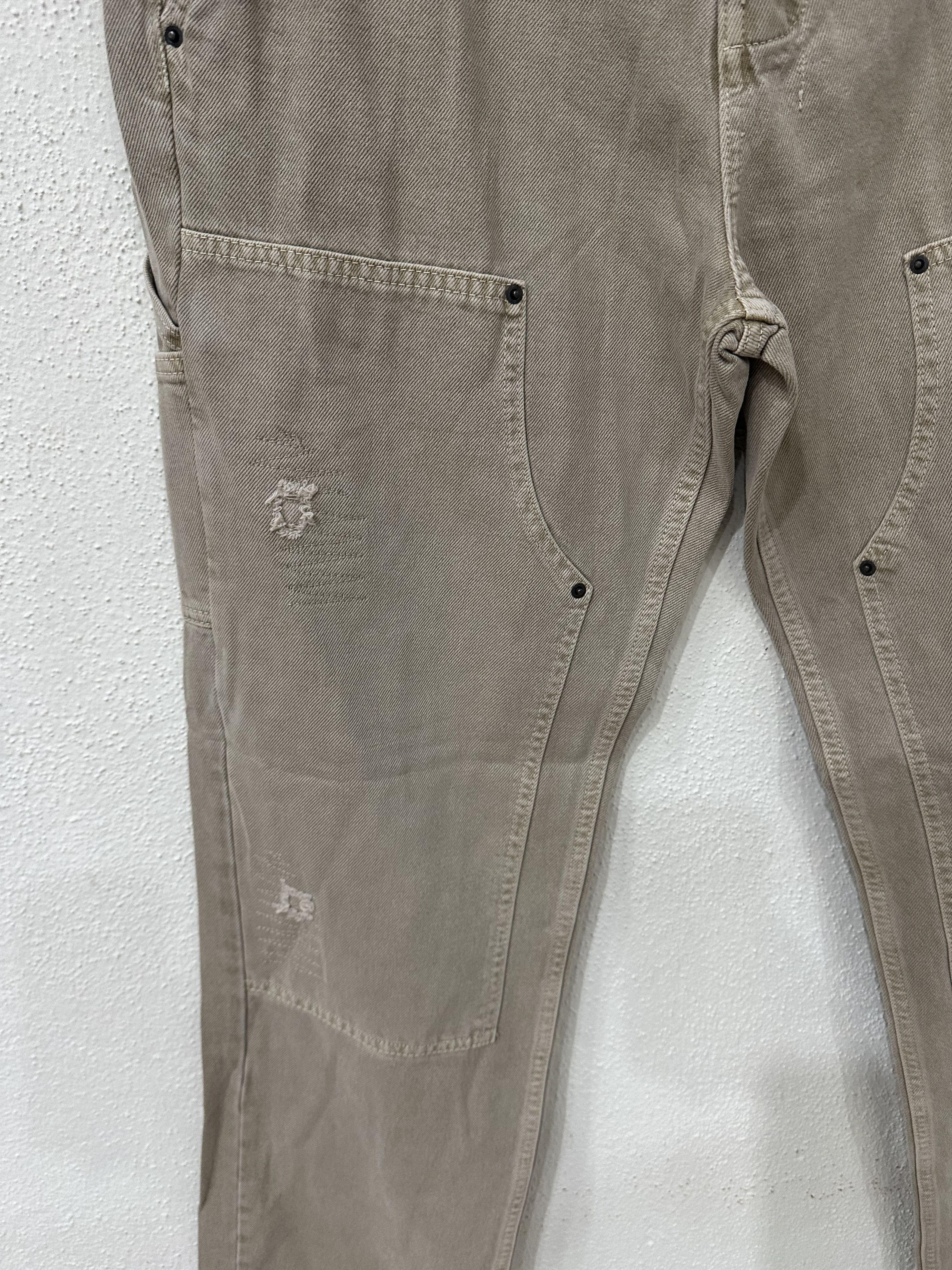 Ksubi Ksubi Operator Double Knee Jeans Brown Size 33 Size US 33 - 8 Thumbnail