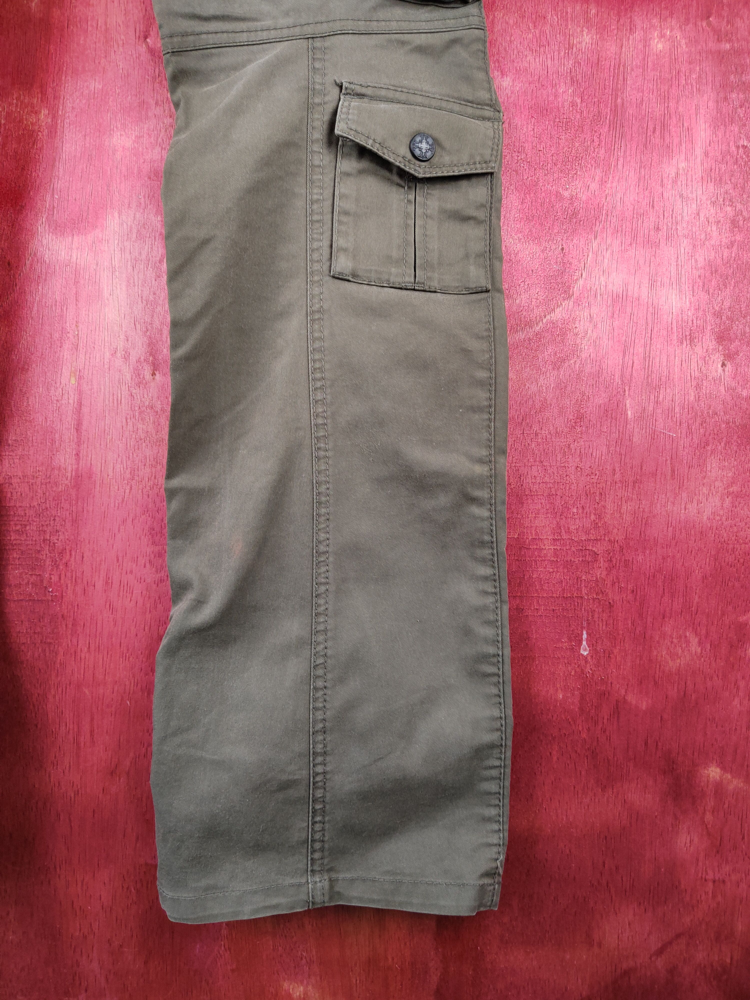 Japanese Brand DL Nicole Club Dark Brown Multipocket Cargo Pants #S1260 Size US 30 / EU 46 - 12 Thumbnail