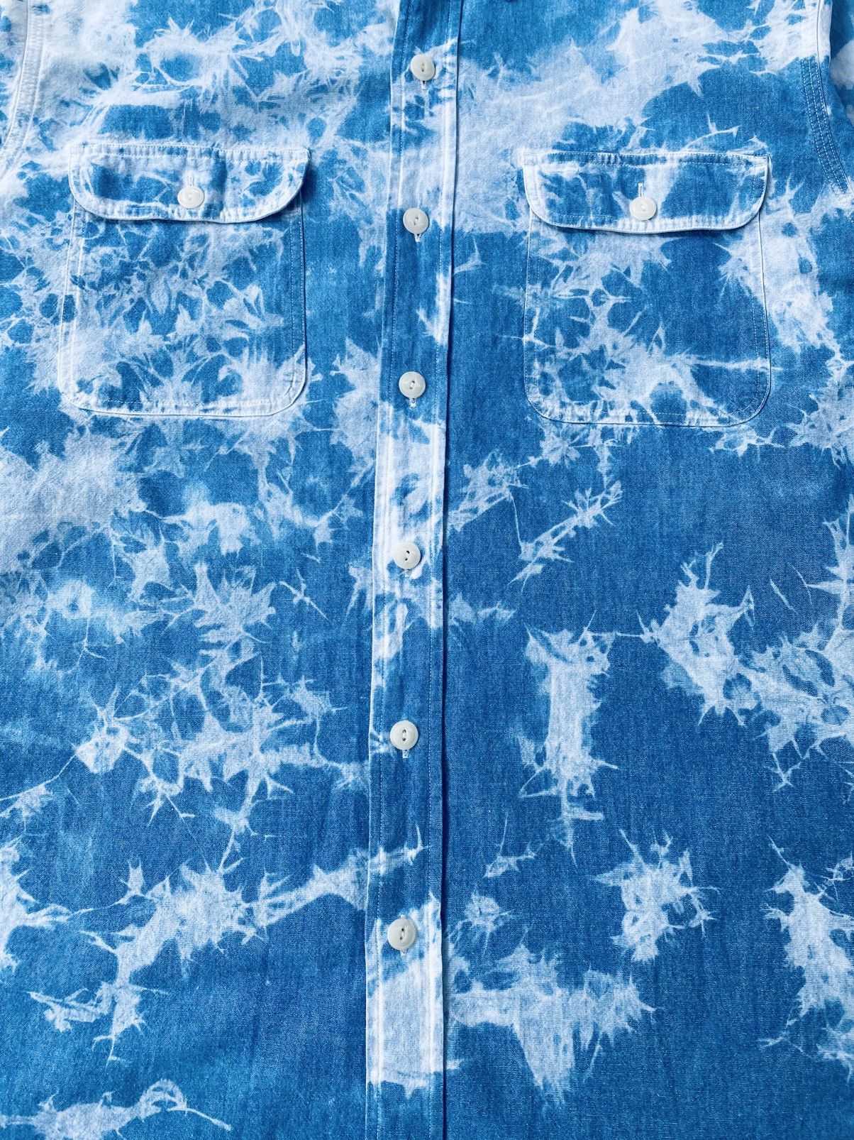 Polo Ralph Lauren Vintage Polo Ralph Lauren Acid Wash Button Ups Long Sleeve Size US L / EU 52-54 / 3 - 7 Thumbnail