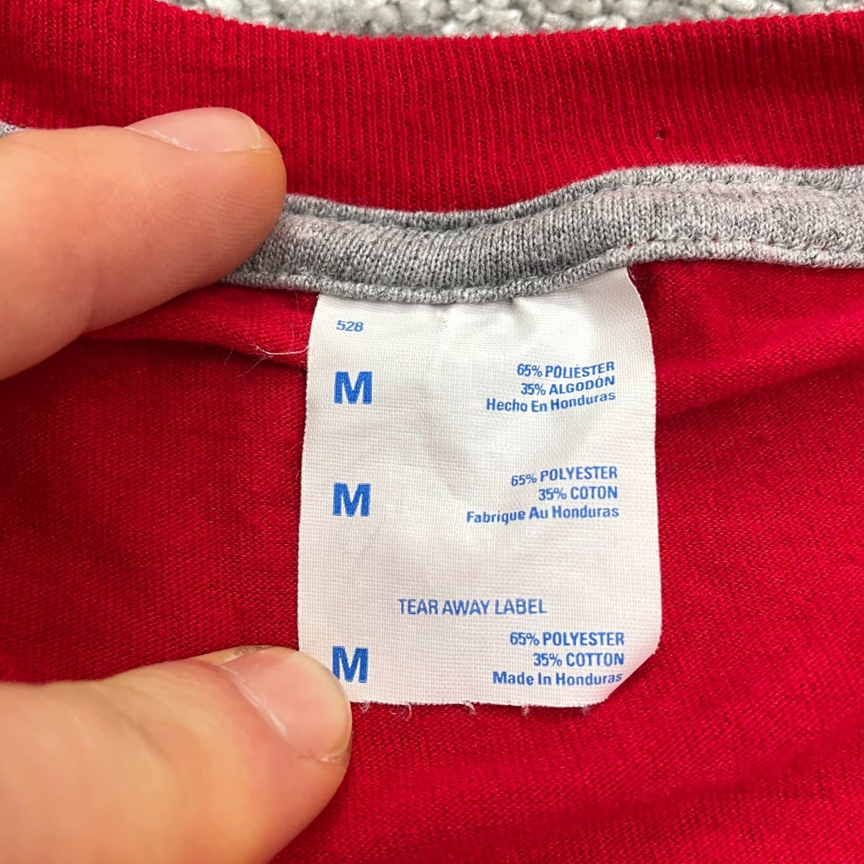 Vintage Unbranded T-Shirt Mens Regular Red Long Sleeve Crew Neck Casual Outdoor Size US M / EU 48-50 / 2 - 5 Thumbnail