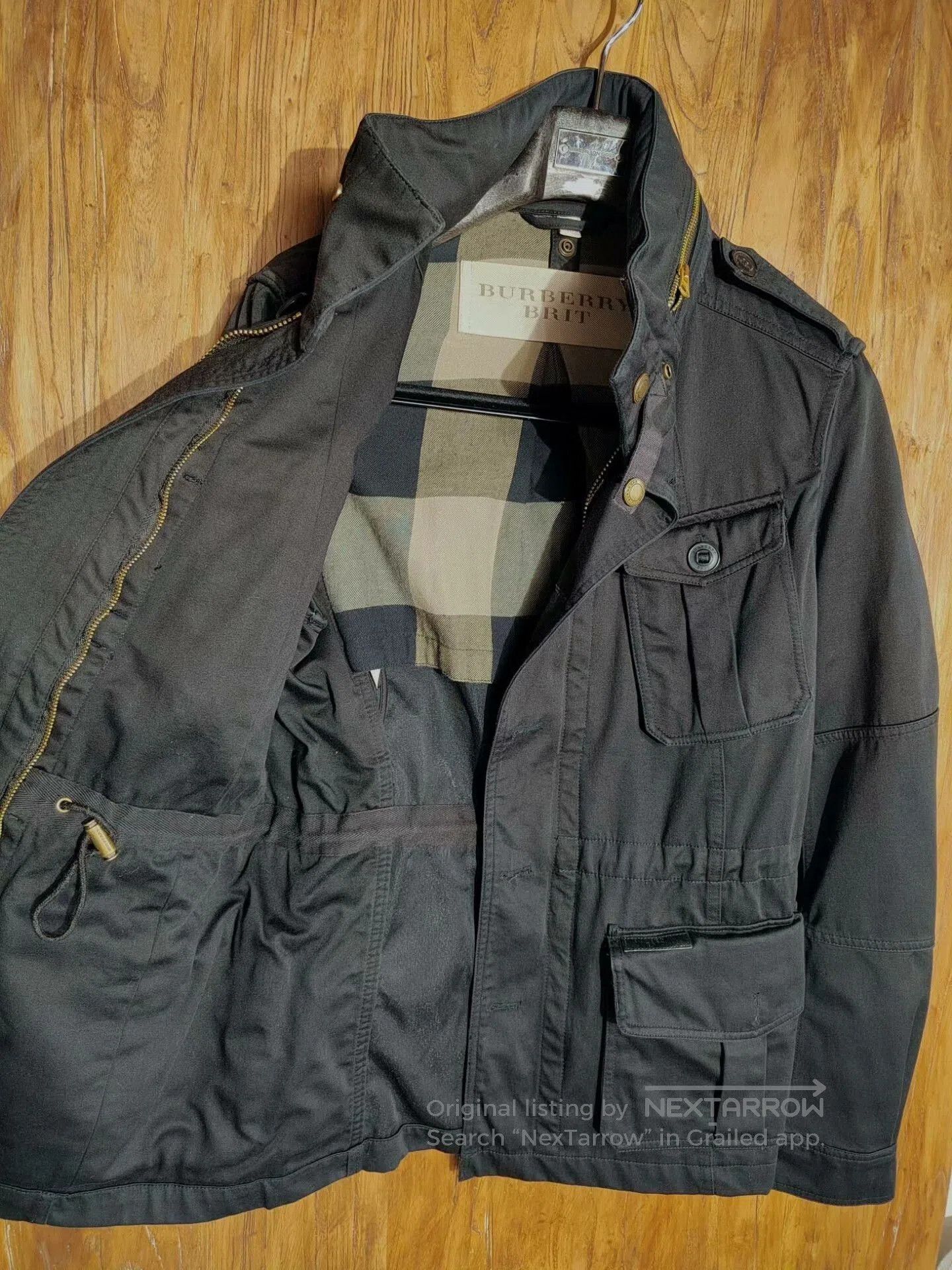 Burberry Burberry Brit Black Field Jacket. Size US XS / EU 42 / 0 - 3 Thumbnail