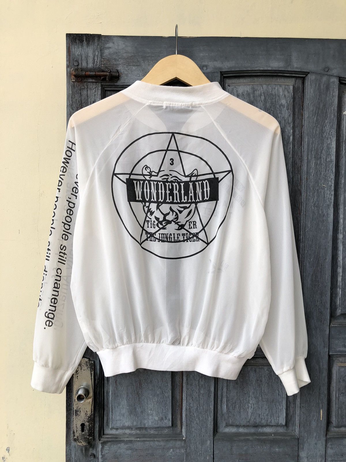 Vintage DecaDenceTransparent Darkness Satanic Style Light Jacket Size US S / EU 44-46 / 1 - 2 Thumbnail