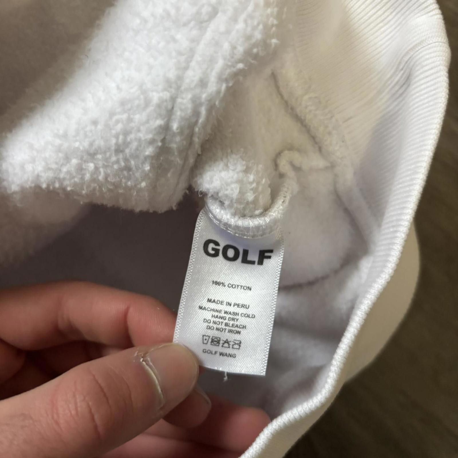 Golf le Fleur Golf Wang Tyler The Creator white hoodie multicolor le fleur Size US S / EU 44-46 / 1 - 6 Thumbnail